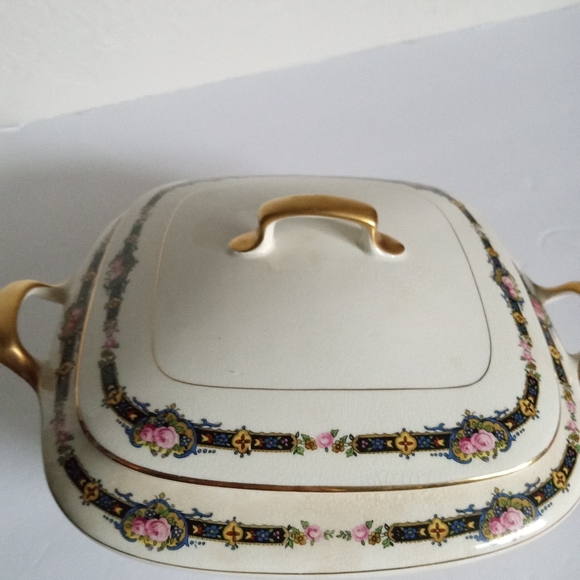 Vintage Carrollton China Floral Vegetable Serving Dish - Picture 8 of 16